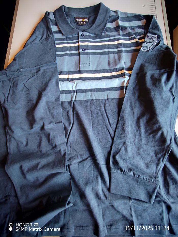 T shirt manches longues en coton - photo numéro 7