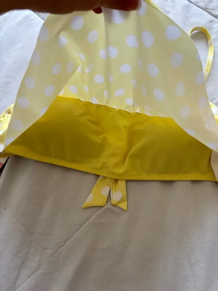 Lot 4 maillots haut bas ensemble bikini Penti ardene jaune rose marron taille M/38 neuf - photo numéro 12