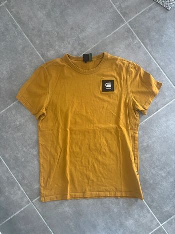 T-shirt GStar Raw moutarde