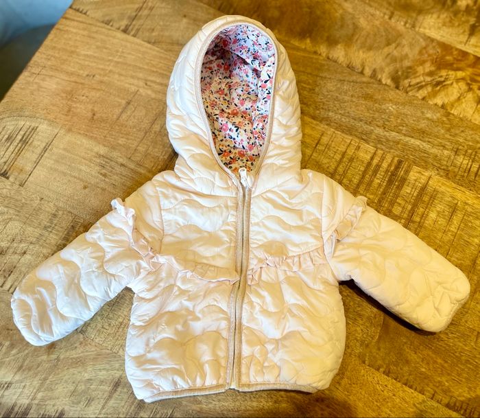 Doudoune légère rose pâle – Tape à l’Œil – 9/12 mois (71-74 cm)