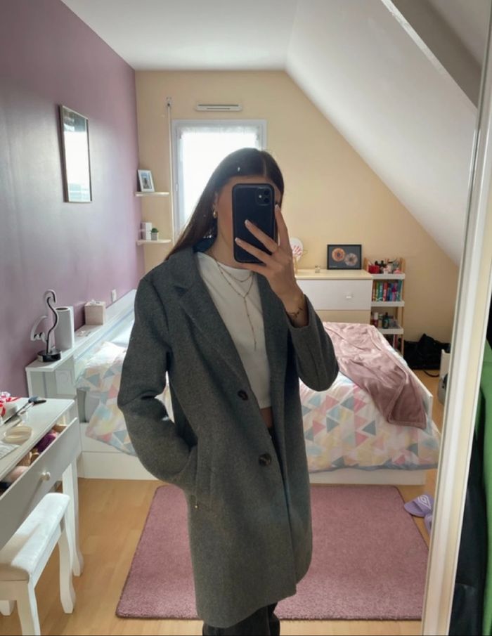 Manteau gris - photo numéro 2