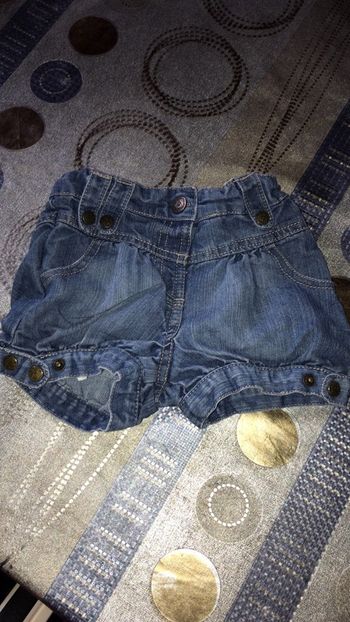 Short en jeans 18M 81 cm