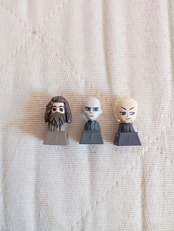 Lot de 3 figurines Wizzis Harry Potter Super U 