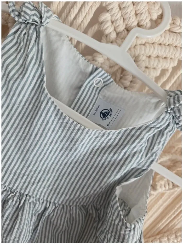 Jolie robe enfant bébé fille 6 mois petit bateau - photo numéro 3