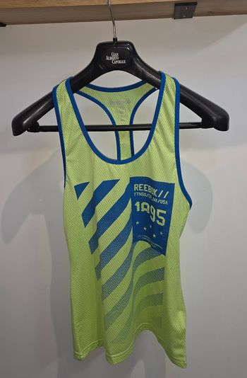 Débardeur de sport vert fluo XS