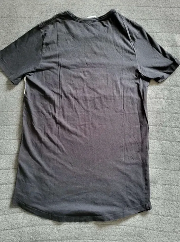T-shirt Jack & Jones noir/blanc Homme M/L - photo numéro 2