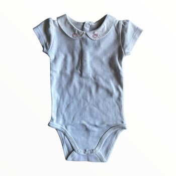 Body manches courtes col oiseaux Jacadi 6 mois TBE (13€)