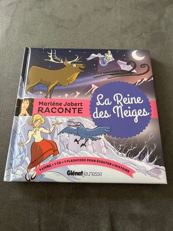 Livre Marlène jobert raconte la reine des neiges 