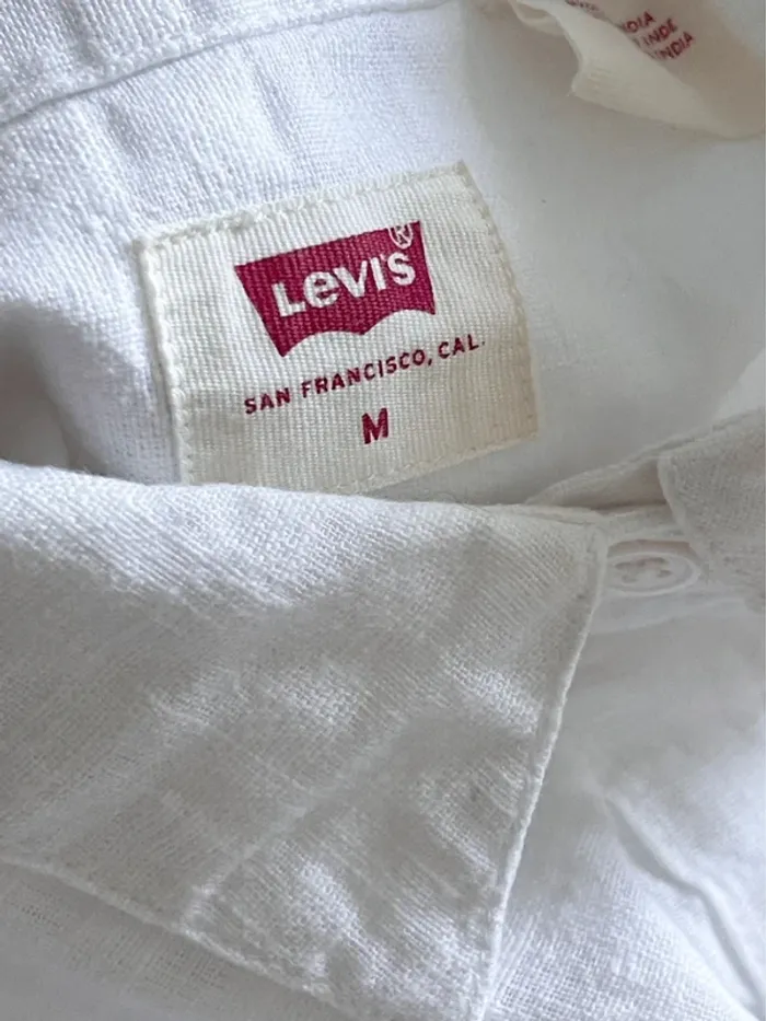 Chemise blanche manches courtes Levi’s taille M oversized - photo numéro 8