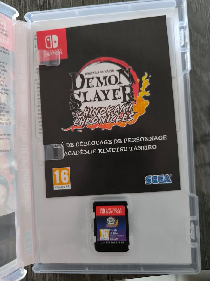 Jeu Switch demon slayer - photo numéro 3