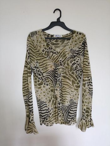 Chemise fluide imprimé animal – Xinhua vintage motif old school
