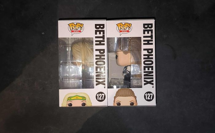 Lot 2 Figurines Funko Pop / Beth Phoenix 127 / Catch WWE (1Normal+1Chase) - photo numéro 3