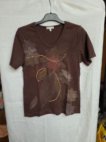 t-shirt imprimé defimode taille 42