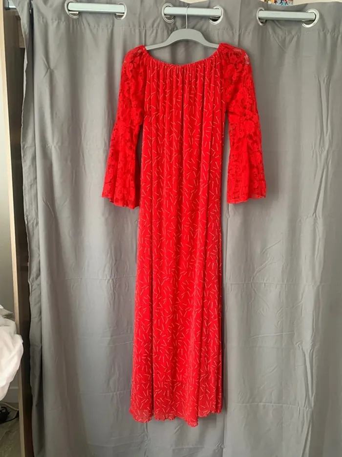 robe longues rouge - photo numéro 2