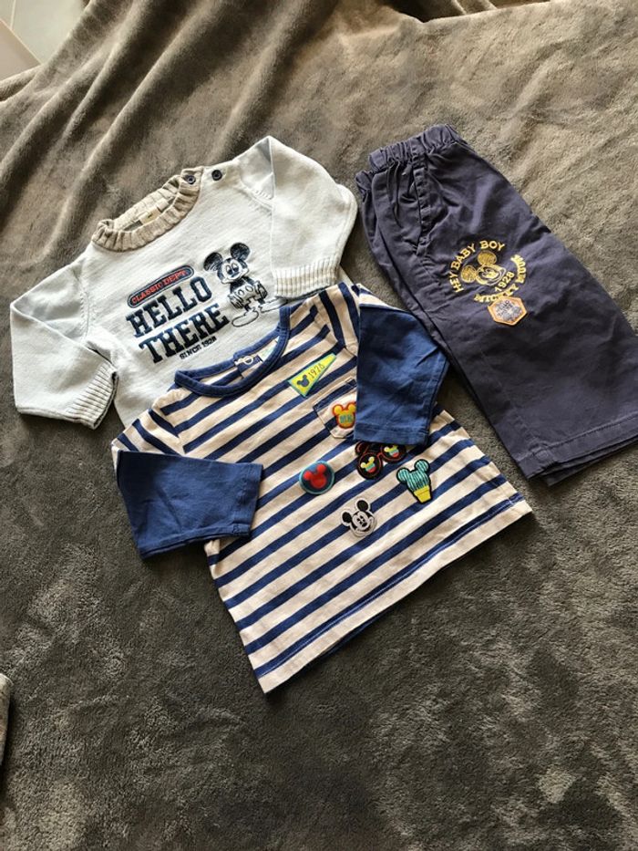 Ensemble Mickey 9 mois