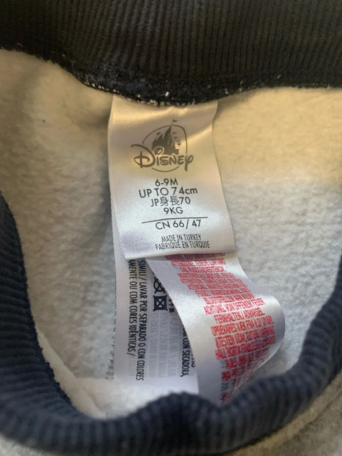 Pantalon molletonné Mickey taille 6-9mois (74cm) - photo numéro 2