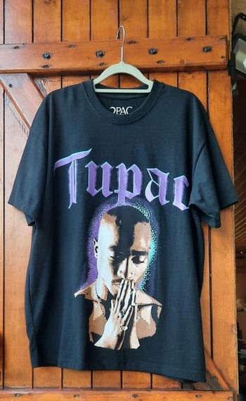 T.shirt noir 2Pac, taille M