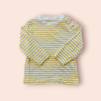 🔸 Tee-shirt Manches Longues Rayé Garçon - Mini Liberto 6 Mois🔸