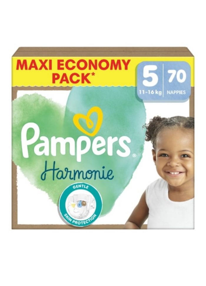 Couches Pampers HARMONIE Taille 5 lot de 2 cartons
