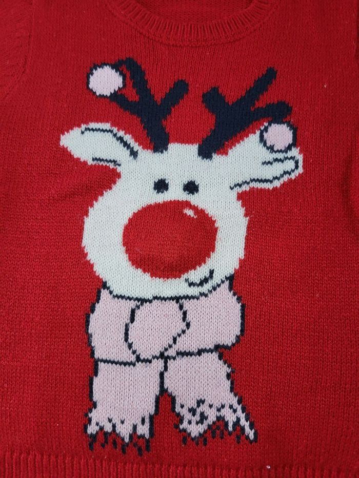 Pull renne Noël 2-4 ans - photo numéro 2
