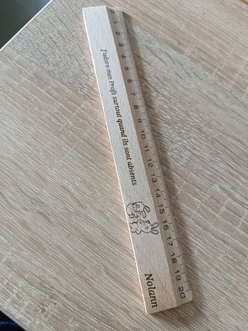 Règle personnalisé au choix