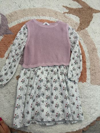 Robe bimatiere 6-7 ans 
