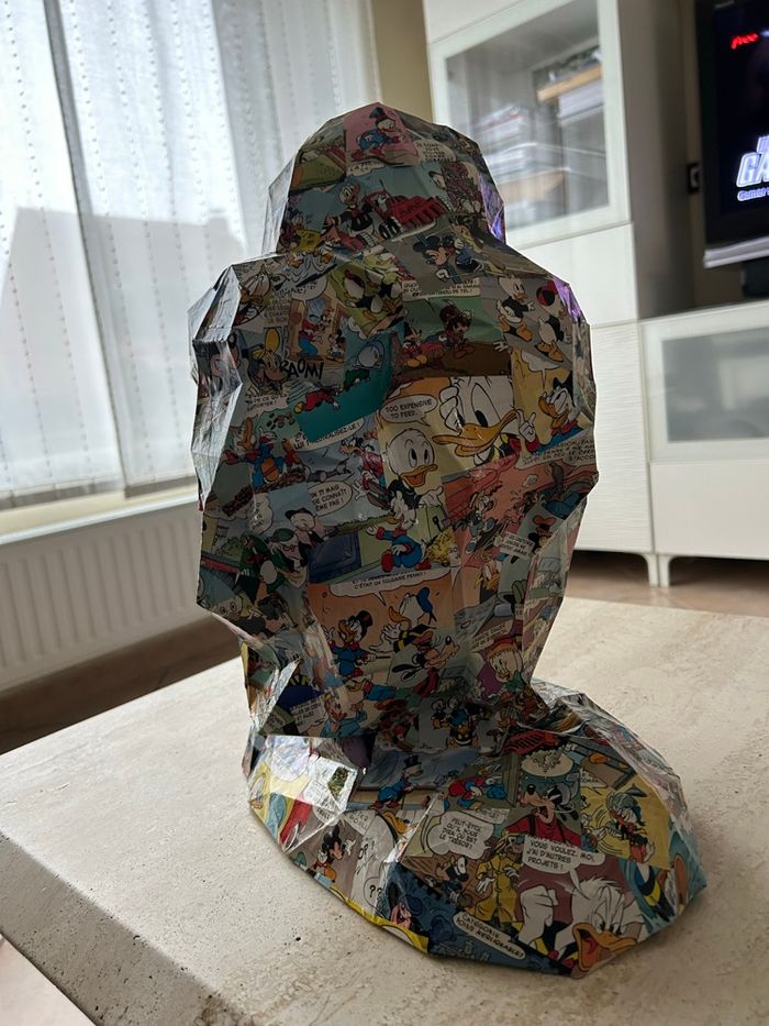 Sculpture, tête de bouddha, imprimé  Disney - photo numéro 5