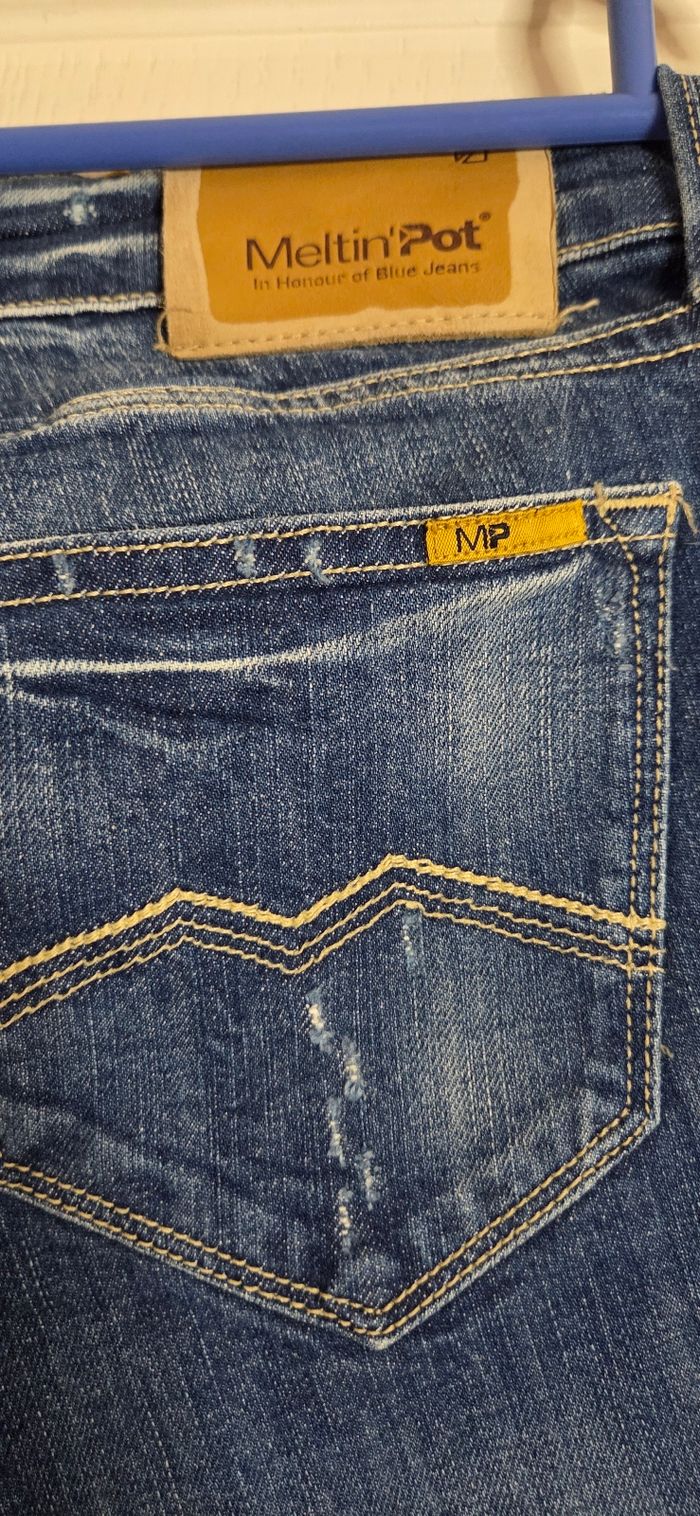 Jean Meltin’Pot Marlyne W26L32 – coupe slim/skinny – denim italien haut de gamme – excellent état - photo numéro 5