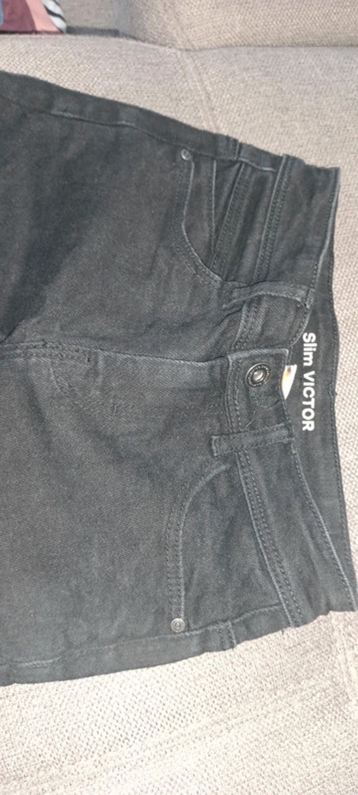 Jeans noir tape à l'oeil 9 ans - photo numéro 2