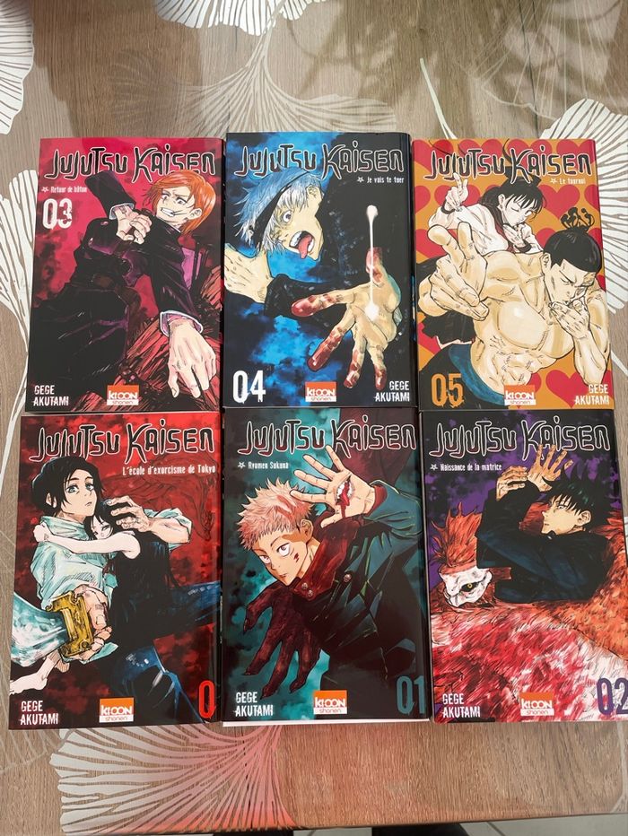 Lot manga jujutsu kaisen tome 0-10 - photo numéro 2