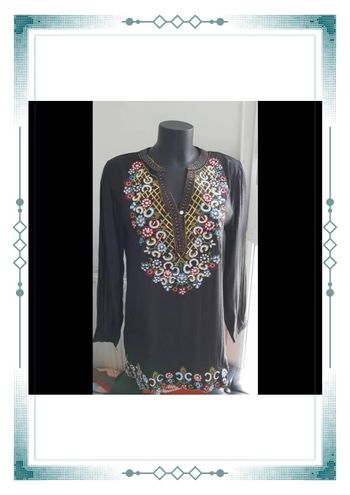 💥 NEUF tunique brodée à sequins