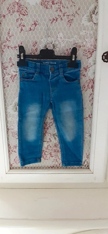 Jean  Bout'chou 9/12 mois 1 an  74 cm