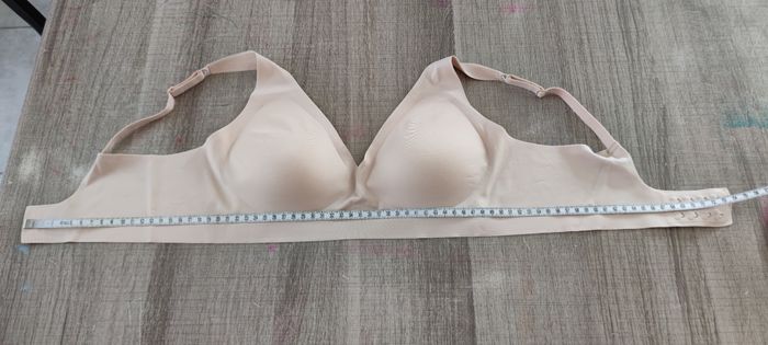 Soutien-gorge sans armature en V pour femme taille XL couleur beige - photo numéro 3