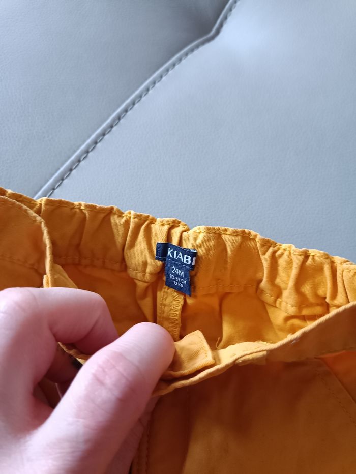 Lot de deux jeans jaunes - photo numéro 2