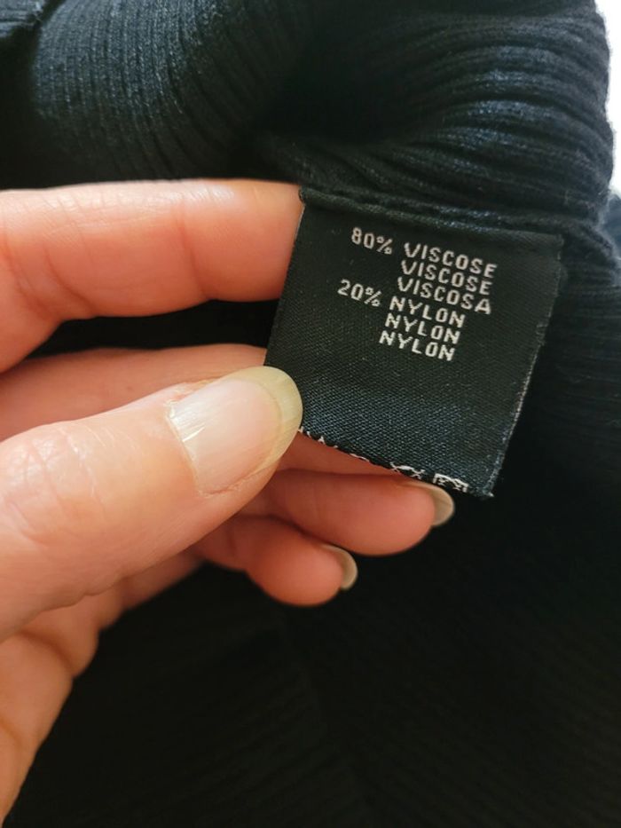 Robe pull long noir - photo numéro 5