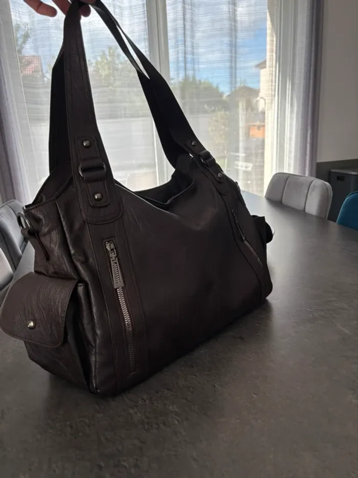 Sac à main pour femme, large, vintage,