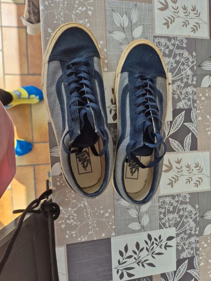Baskets bleu vans - photo numéro 2