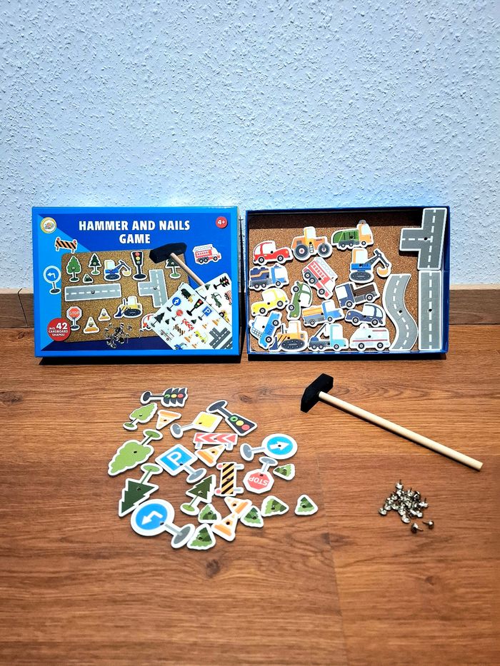 Jeu du marteau et des clous – Thème véhicules & chantier - photo numéro 2