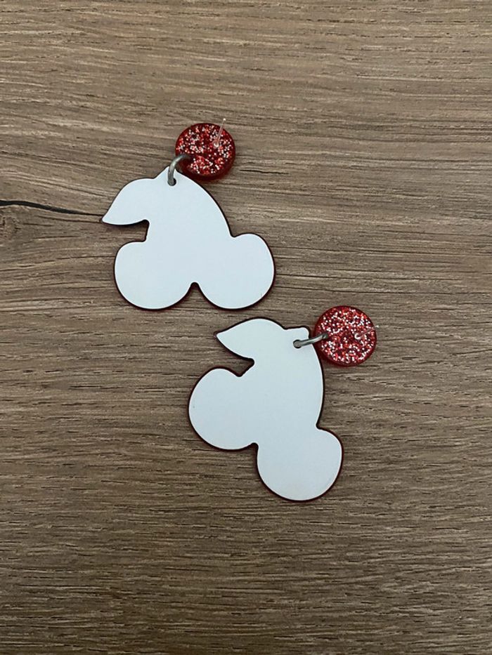 Boucles cerises acrylique - photo numéro 4