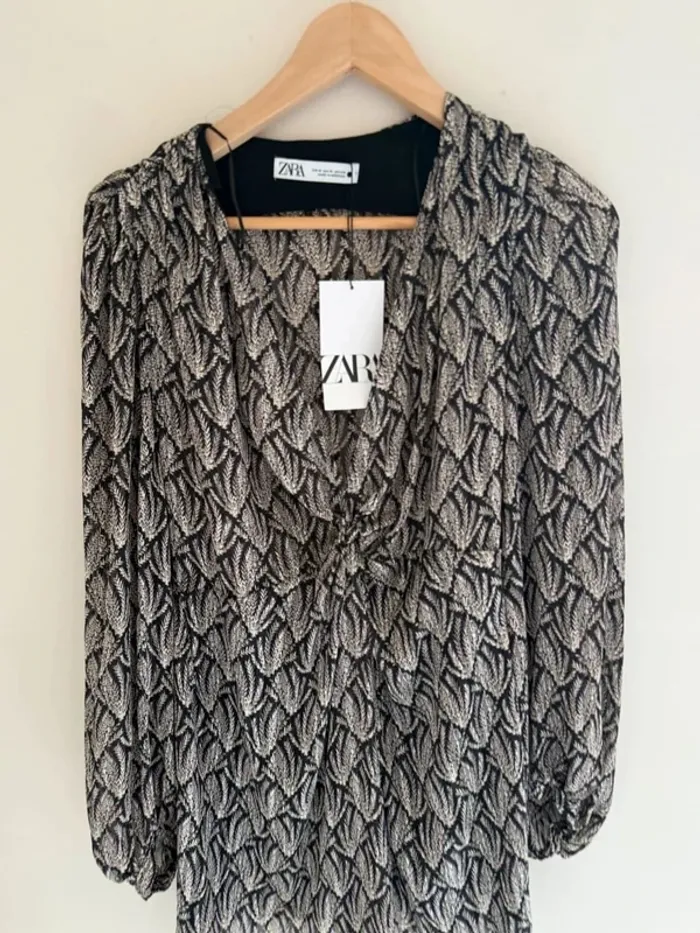 Robe Zara métallisée M - photo numéro 2