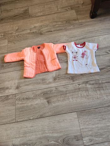 Lot gilet et t shirt