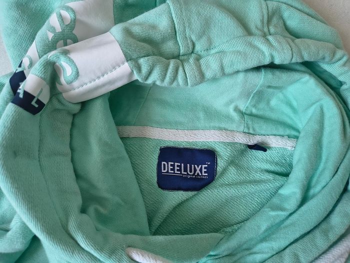 Sweat capuche Deeluxe homme vert amande Tequila taille L - photo numéro 6