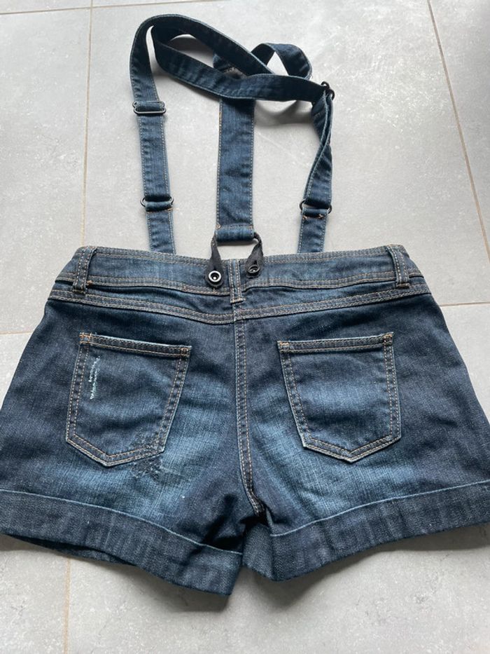 Salopette short en jean été - photo numéro 11