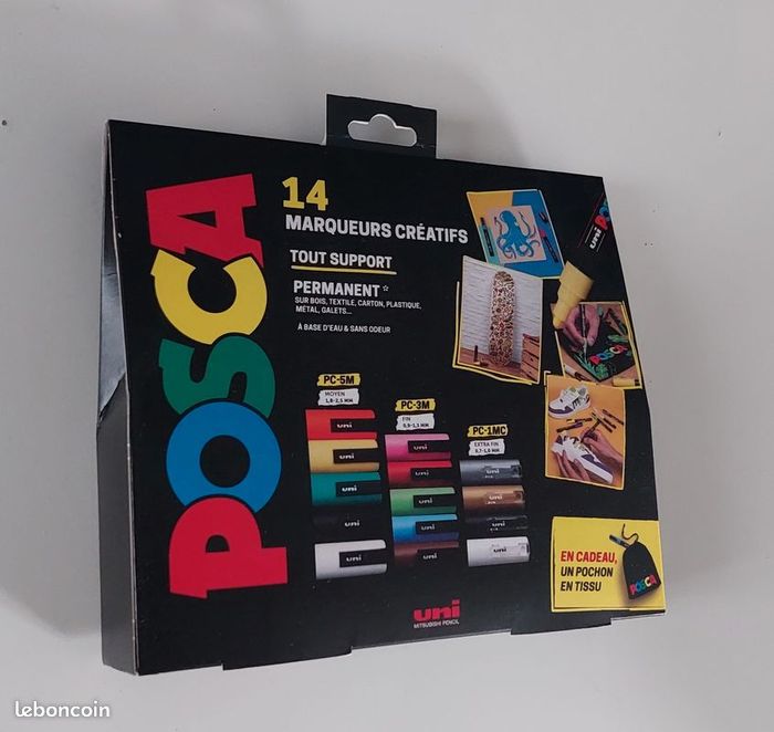 Lot de 14 poscas avec trousse Neuf - photo numéro 2