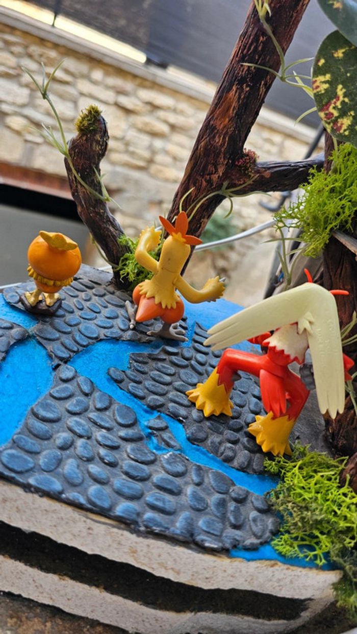 Super figurine Pokemon Nintendo Évolution Poussifeu galifeu Brasegali - photo numéro 4