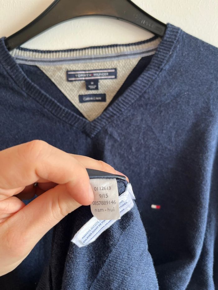 Pull Tommy Hilfiger classique taille M homme - photo numéro 5