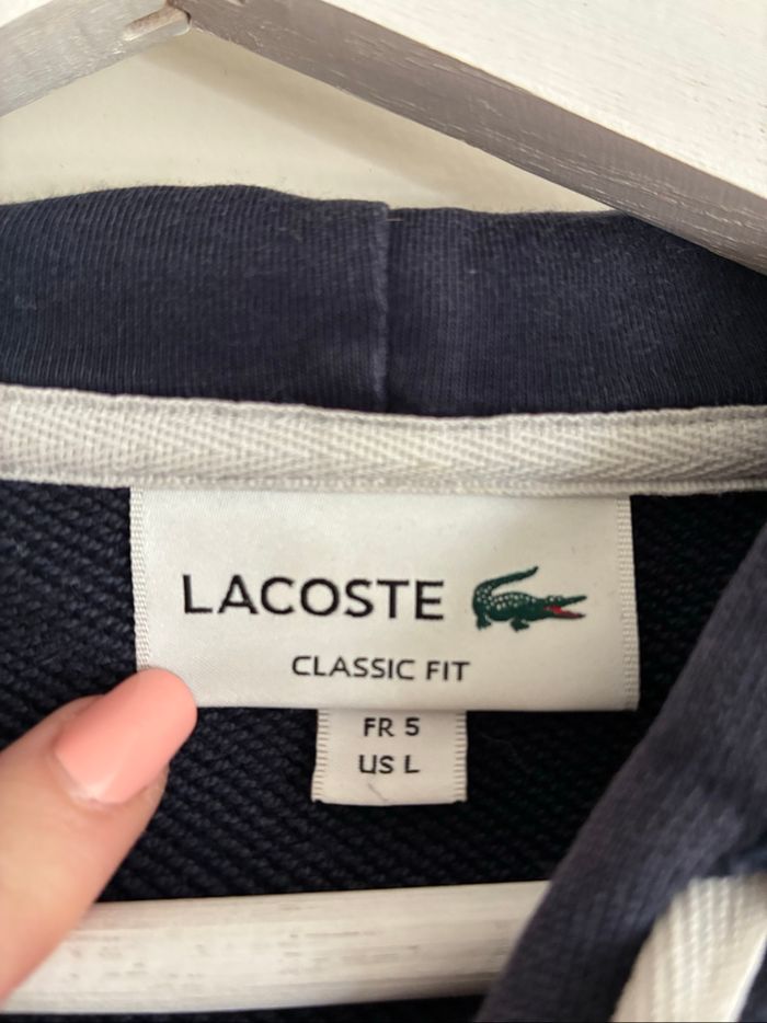 Veste à capuche Lacoste homme - photo numéro 3