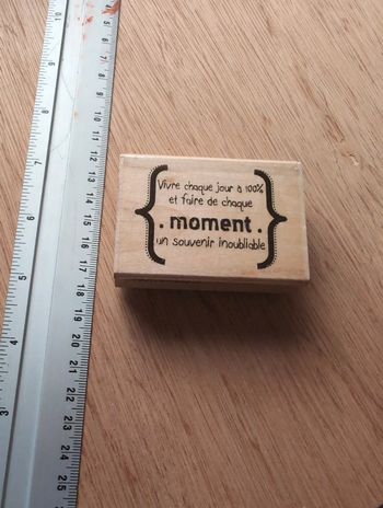 Tampon bois Florilèges design