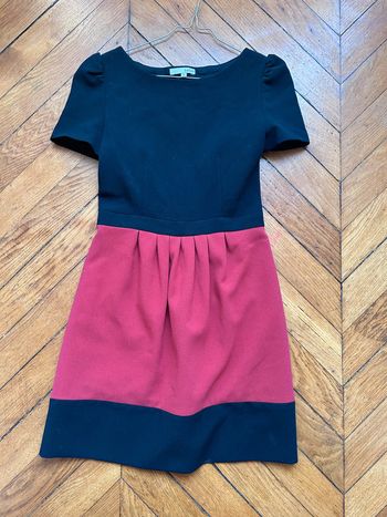 Sublime robe BA&SH taille 34 noire et rouge