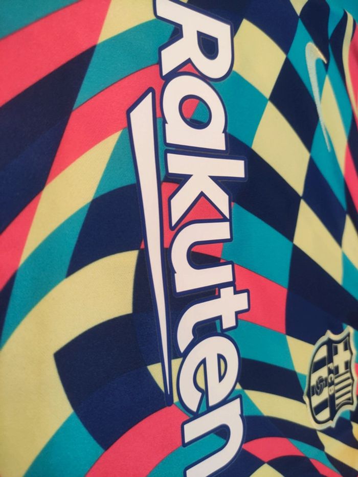 Maillot de foot FC Barcelone, Nike Authentique Officiel taille Femme XS, Neuf - photo numéro 7